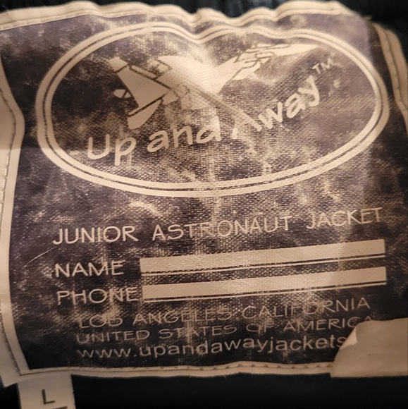 Up and Away NASA Astronaut Space Shuttle Flight Bomber Jacket Multi Patches - Picture 13 of 15